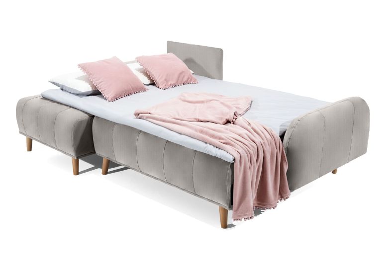 Corner sofa - Domi (Pull-out with storage box)