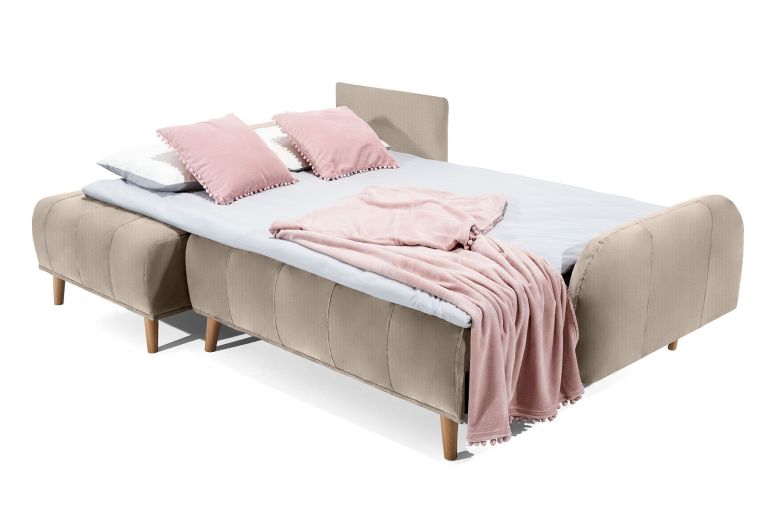 Corner sofa - Domi (Pull-out with storage box)