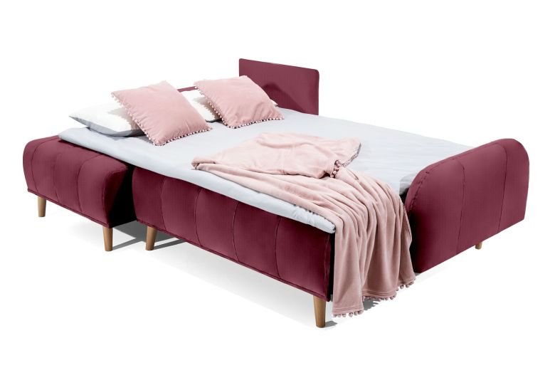 Corner sofa - Domi (Pull-out with storage box)