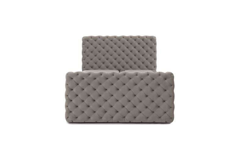 Boxspring bed - Chesterfield (Pull-out with storage box)