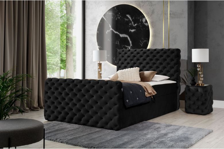 Boxspring bed - Chesterfield (With storage box)