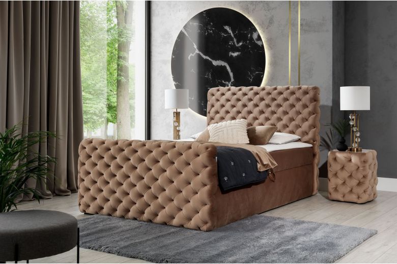 Boxspring bed - Chesterfield (With storage box)
