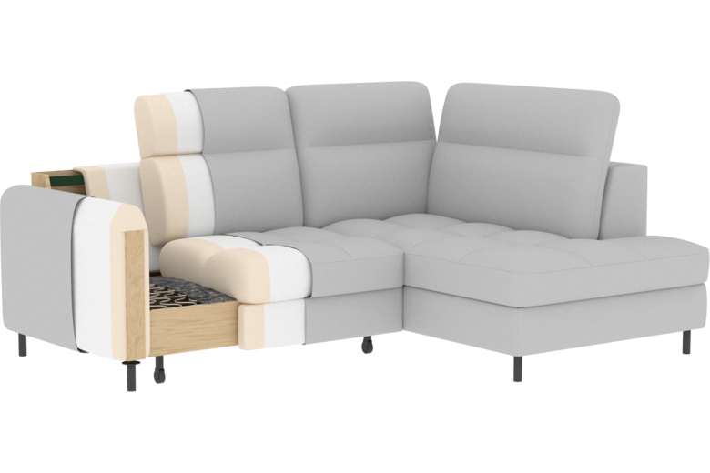 Corner sofa - Barea (Pull-out bed with storage box) Corner sofa - Barea (Pull-out bed with storage box)