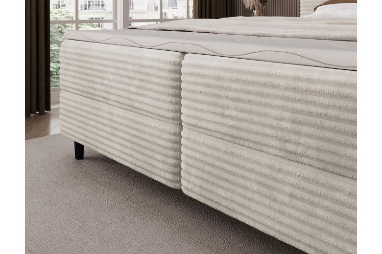 Boxspring bed - Cortiko (Pull-out bed with storage box)