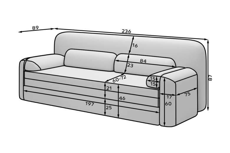 Sofa+bed - Elioss (Pull-out bed with storage box) Sofa+bed - Elioss (Pull-out bed with storage box)