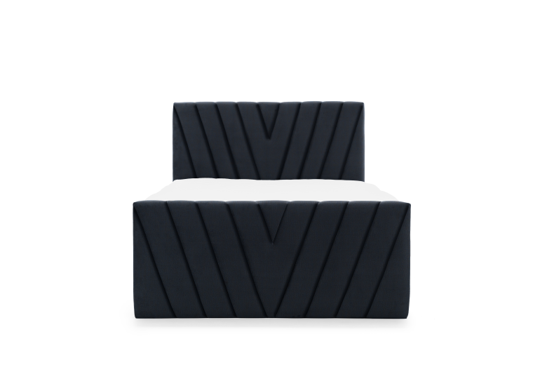 Boxspring bed - Candice (Pull-out bed with storage box)