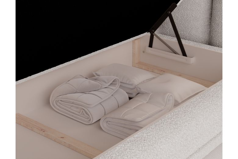 Boxspring bed - Tonila (Pull-out bed with storage box)