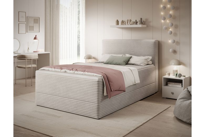 Boxspring bed - Alamito (Pull-out bed with storage box)