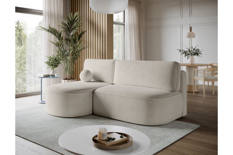 Corner sofa - Livosa (Pull-out bed with storage box)