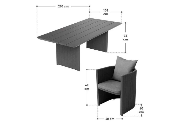 Έπιπλο εξωτερικού χώρου - Garden Set - Costa Luna