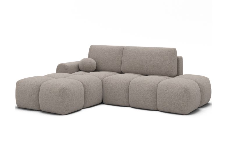 Corner sofa - Vittario (Pull-out bed with storage box)