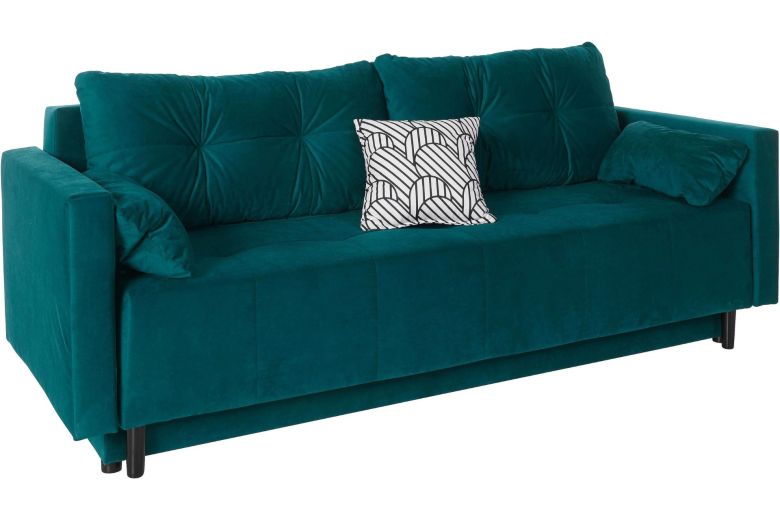 Sofa+bed - Petrol (Pull-out with storage box)