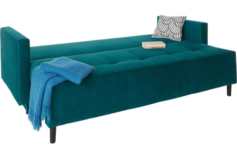 Sofa+bed - Petrol (Pull-out with storage box)