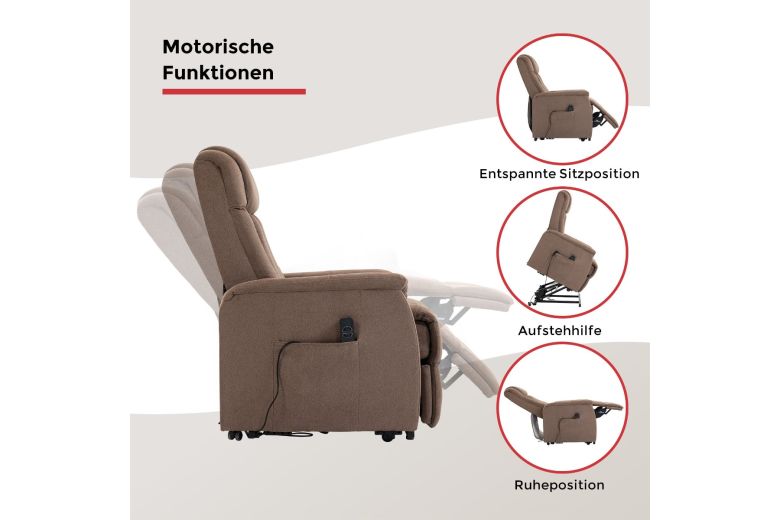 TV Креслo - Delphi TV armchair with electric lift assistance