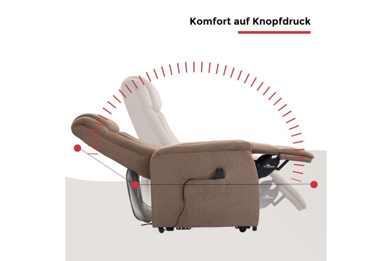 TV Креслo - Delphi TV armchair with electric lift assistance