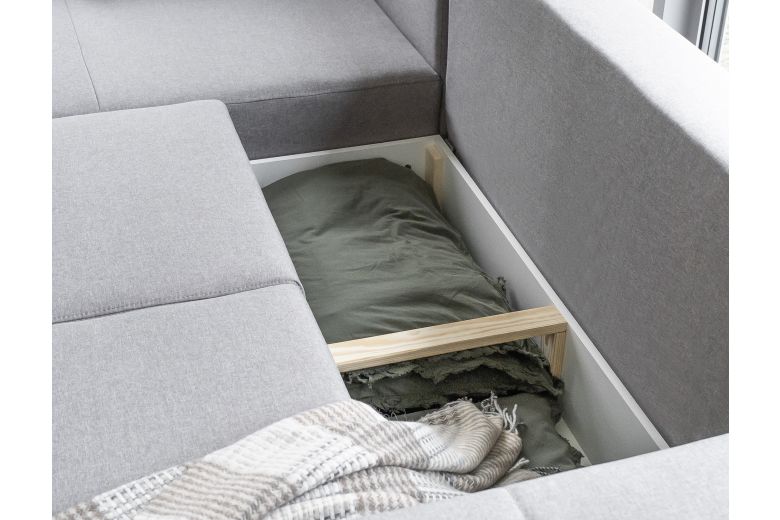 Corner sofa - Asgard (Pull-out bed with storage box)