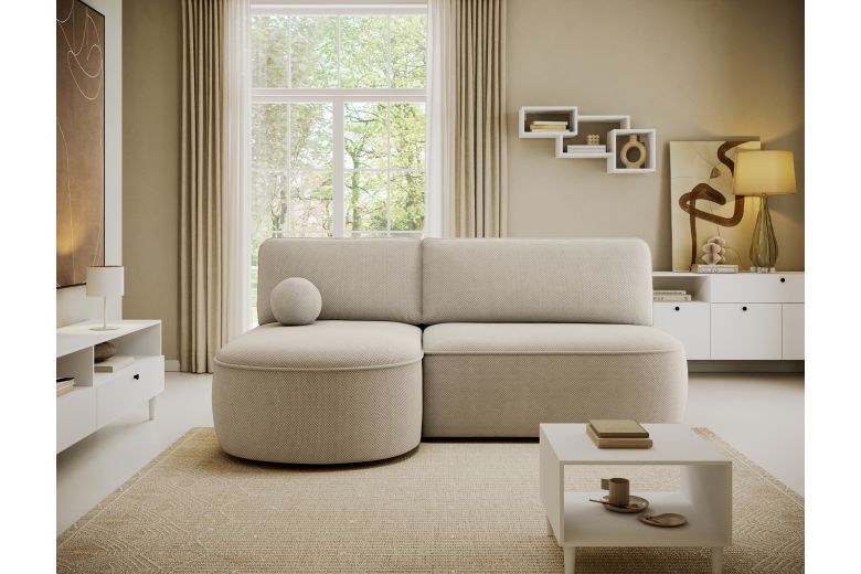 Corner sofa - Livosa (Pull-out bed with storage box)
