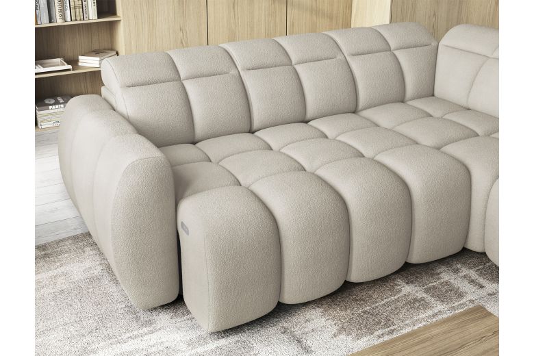 Corner sofa - Falconn (Pull-out bed with storage box)