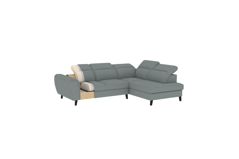 Corner sofa - Noble (Pull-out bed with storage box)