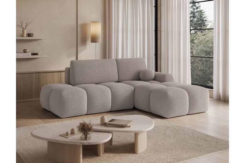 Corner sofa - Vittario (Pull-out bed with storage box)