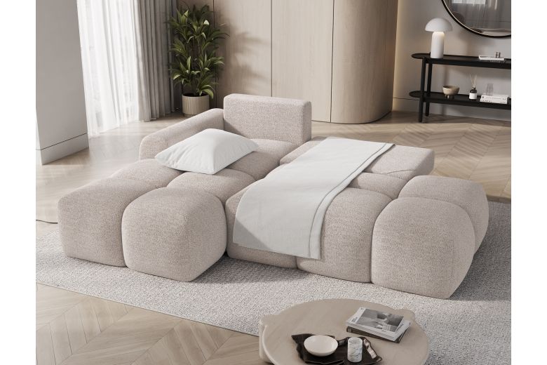 Corner sofa - Vittario (Pull-out bed with storage box)