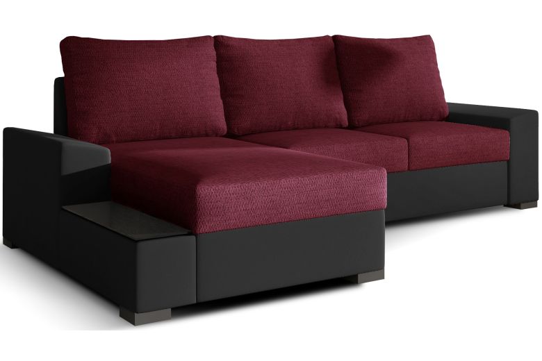 Угловой диван - Negro (Pаскладной с ящиком для белья) Угловой диван - Negro (Pаскладной с ящиком для белья)