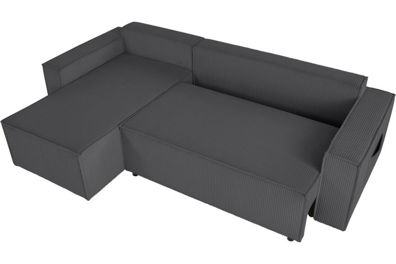 Corner sofa - Cassi (Pull-out bed with storage box)