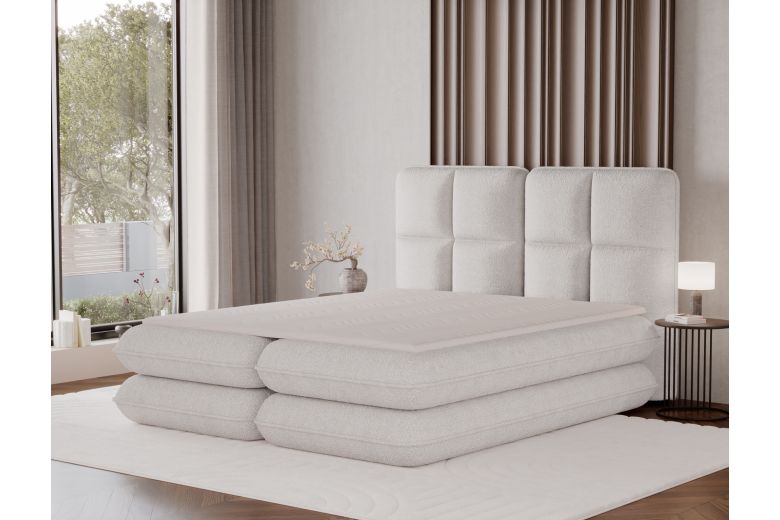 Boxspring bed - Tonila (Pull-out bed with storage box)