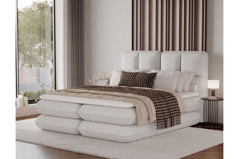 Boxspring bed - Tonila (Pull-out bed with storage box)