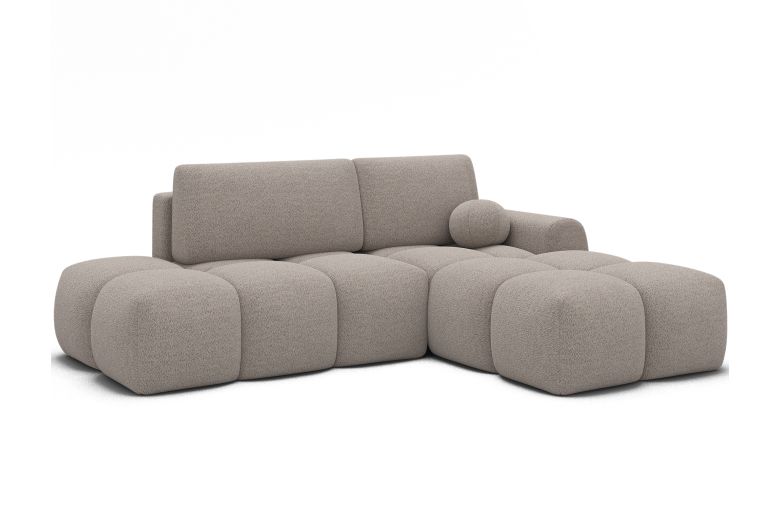 Corner sofa - Vittario (Pull-out bed with storage box)