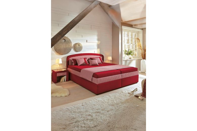 Boxspring bed 140x200 - Astrid (With storage box)