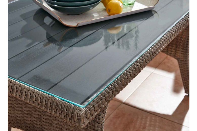 Outdoor furniture - Garden Lounge Set - Flair with glass top