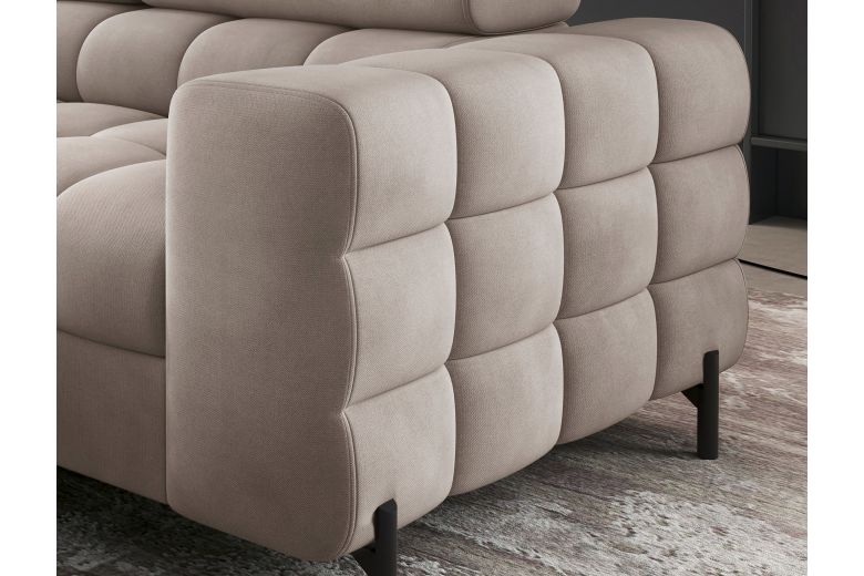 Corner sofa - Ferucce (Pull-out bed with storage box)