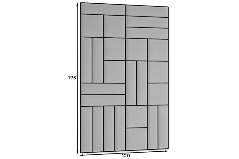 Обитая панель - Quadratta 120x195 upholstered panels set Обитая панель - Quadratta 120x195 upholstered panels set