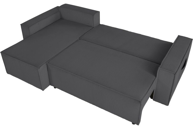 Corner sofa - Cassi (Pull-out bed with storage box)