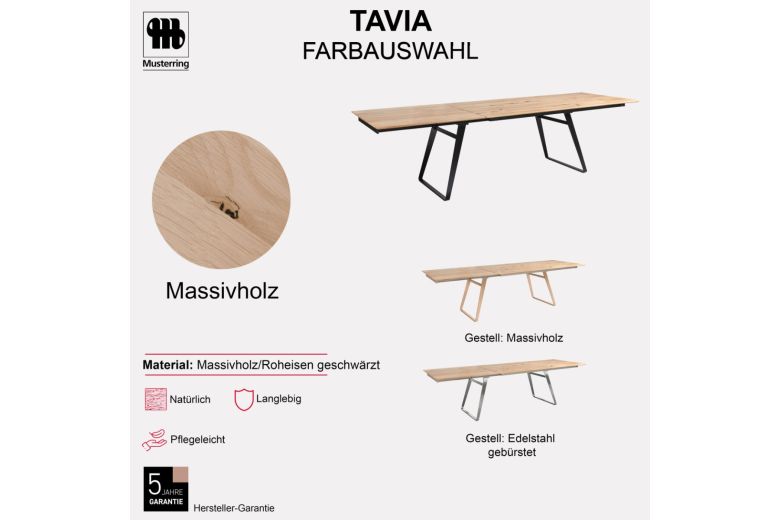 Dining table - Tavia oak