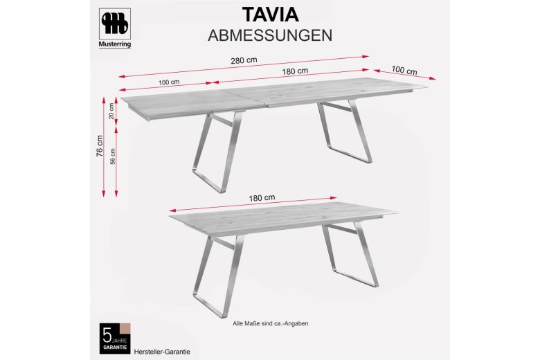 Dining table - Tavia oak