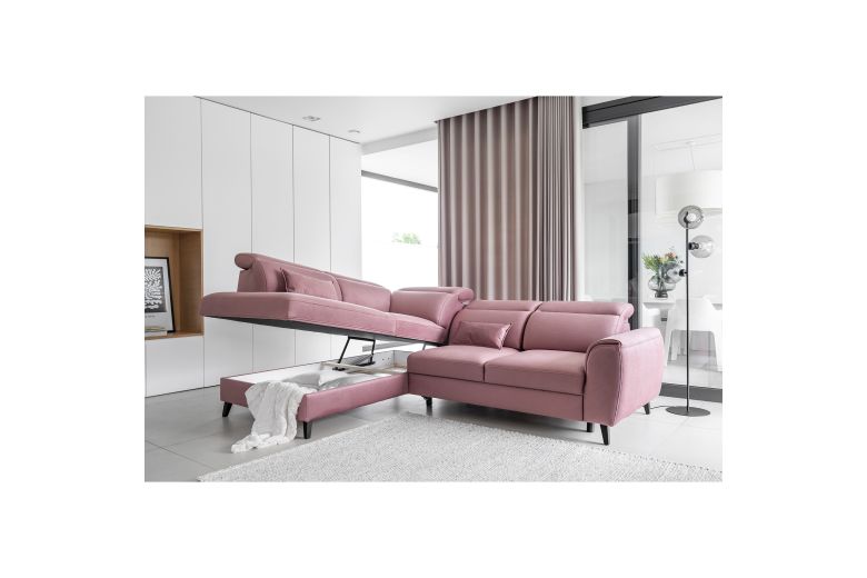 Угловой диван - Noble (Pаскладной с ящиком для белья) Угловой диван - Noble (Pаскладной с ящиком для белья)