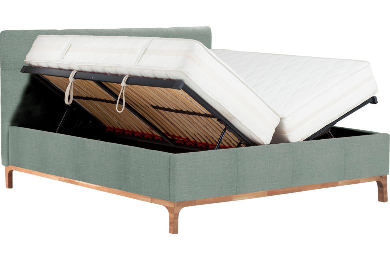 Upholstered bed 180x200 - Noan (With storage box)