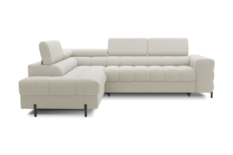 Corner sofa - Ferucce (Pull-out bed with storage box)