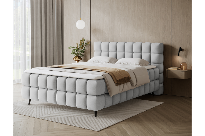 Boxspring bed - Sabeno (Pull-out bed with storage box)