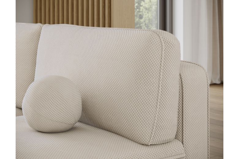 Corner sofa - Livosa (Pull-out bed with storage box)