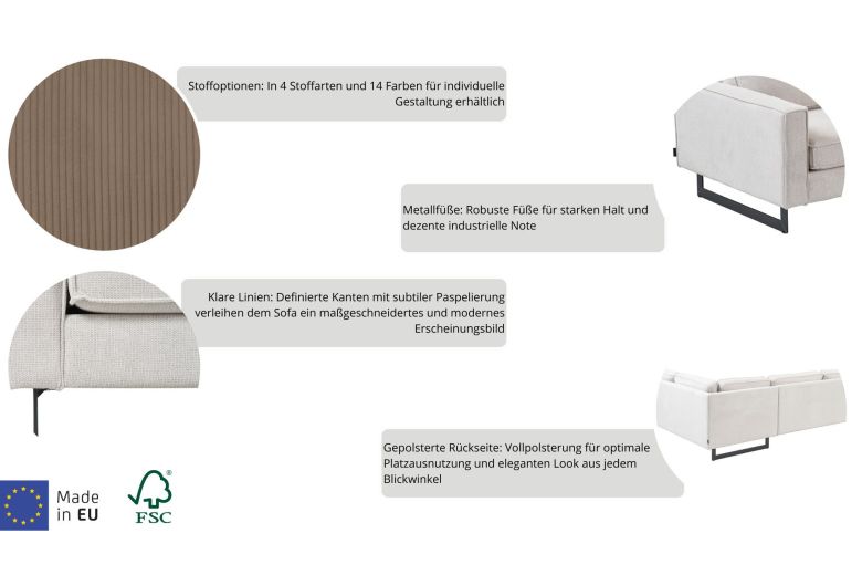 Corner sofa - Pinto