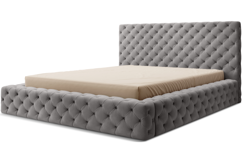 Υφασμάτινο κρεβάτι 160x200 - Princce (Με κουτί αποθήκευσης)