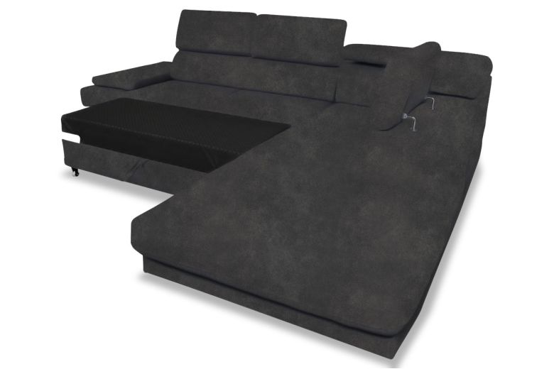 Corner sofa XL - Jet (Pull-out)