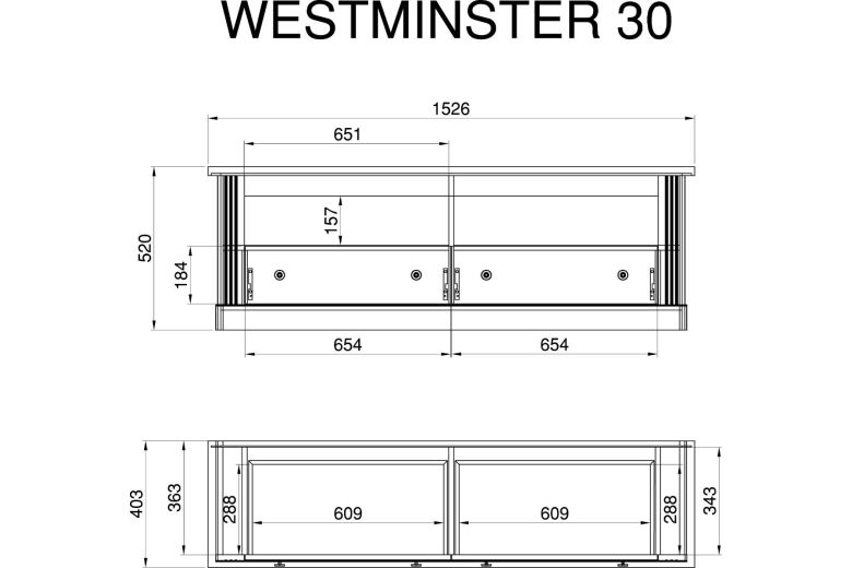 Lowboard - Westminster