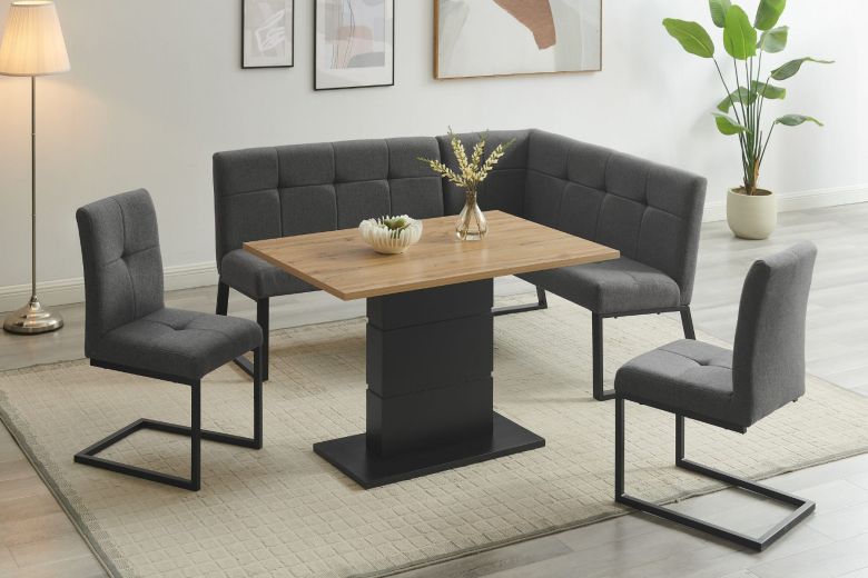 Dining room set - 4-piece dining set Geranium without storage