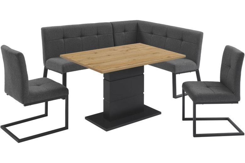 Dining room set - 4-piece dining set Geranium without storage