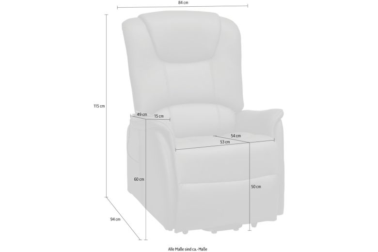 Πολυθρόνα τηλεόρασης - Messina - TV armchair with electric lift