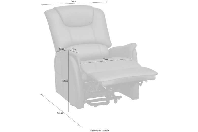 Πολυθρόνα τηλεόρασης - Messina - TV armchair with electric lift